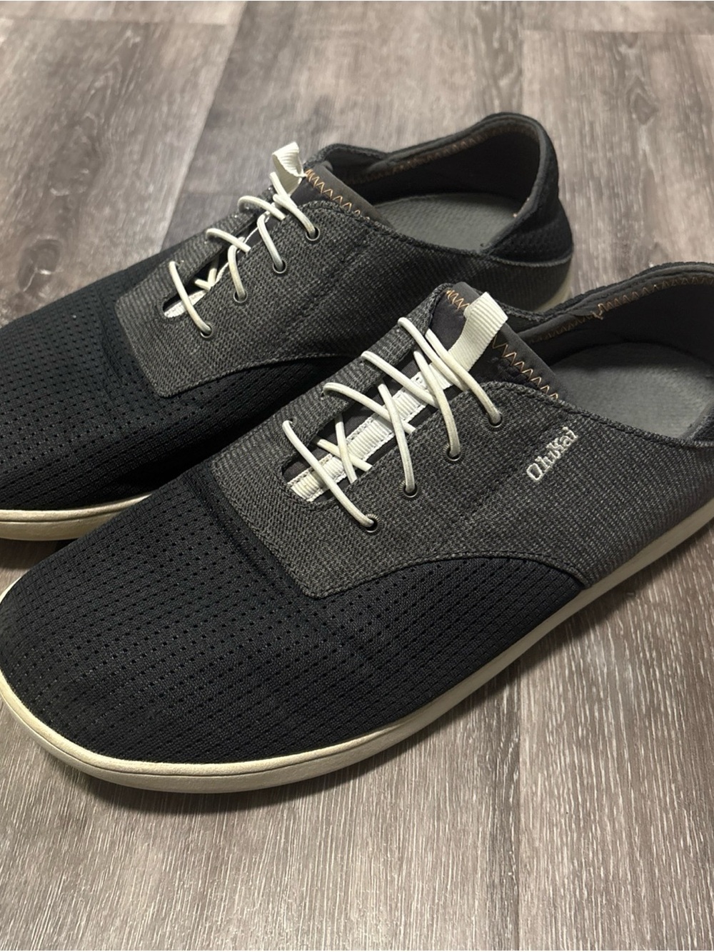 OluKai Men's Nohea Moku Sneaker, Dark Shadow US M 10